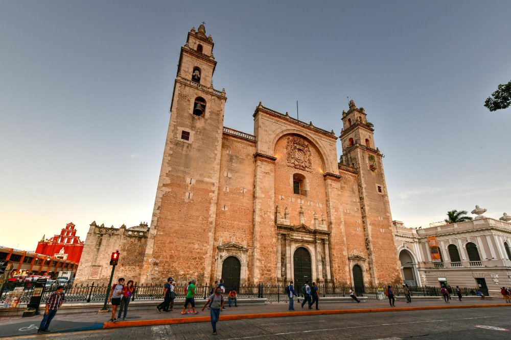 catedral en Mérida, México